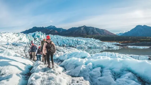 <b>Matanuska Glacier in Alaska</b>: Hiking on a Glacier Accessible by Road