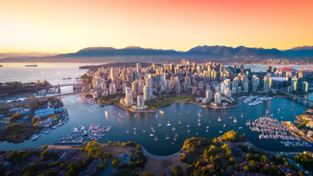 Ville de Vancouver au Canada