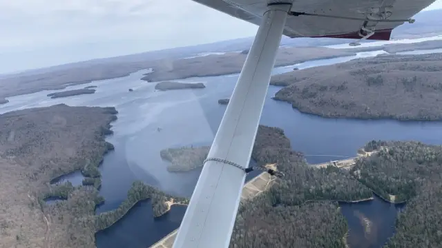 Vol en hydravion au Québec