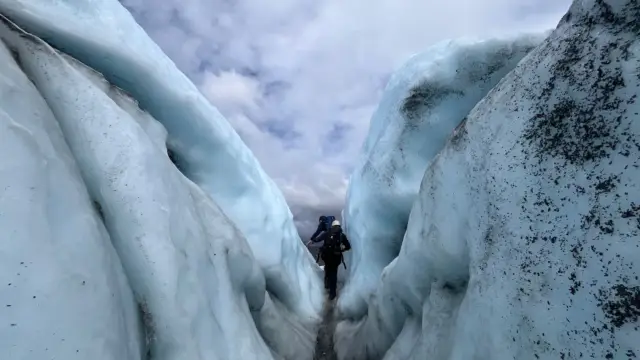 Randonnée sur iceberg en Alaska